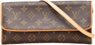 Louis Vuitton Pre-owned Cross Body Bags, female, Brown, Size: ONE SIZE Pre-owned Plastic Cross Body Bag