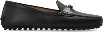 Tod's Leren Mocassins - Dames - Loafers - Zwart - 36 EU - Leer - Schoenen