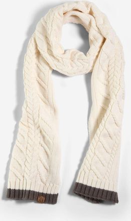 Cole Haan Womens Essential Rib Scarf - Grey