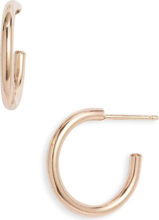 Nashelle Everyday Hoop Earrings in 14K Gold Fill at Nordstrom, Size Small