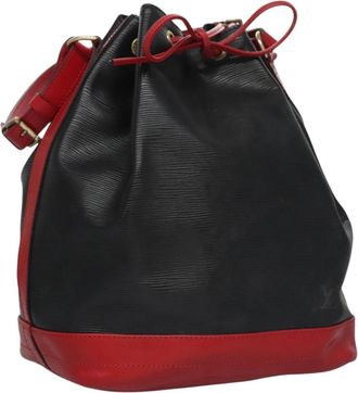 Louis Vuitton Noe Handbag Epi Leather Black Leather Bag (Pre-Owned)