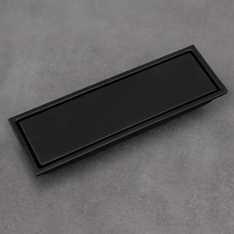 OEM Desag&uuml;e Lineal 110x300 Mm Negro Fox