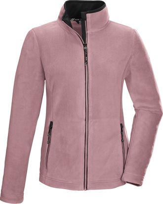 Killtec Fleecejacke KILLTEC KOW 3 WMN FLC JCKT, Damen, Gr. 36, ros&eacute;, Obermaterial: 100% Polyester, Jacken Fleecejacke, Fleecejacke mit Stretch, Kinnschutz und