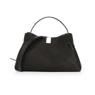 Yuzefi Gyoza Suede - Dames - Tassen - Zwart - Maat: ONE Size Su&egrave;de