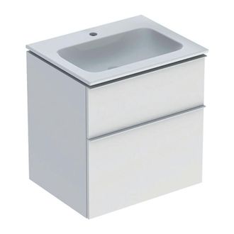 Keramag Keramag - Geberit Icon Set Mueble Lavabo Con Mueble Bajo Lavabo, 2 Cajones