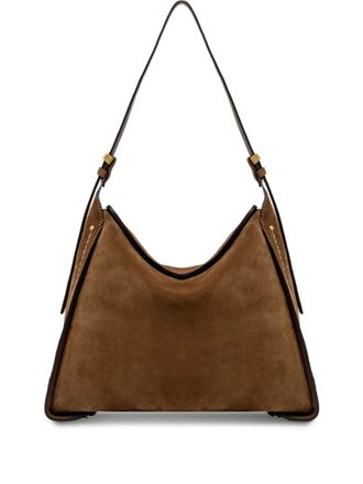 Gianni Chiarini Penelope suede shoulder bag - women - Suede - One Size - Brown