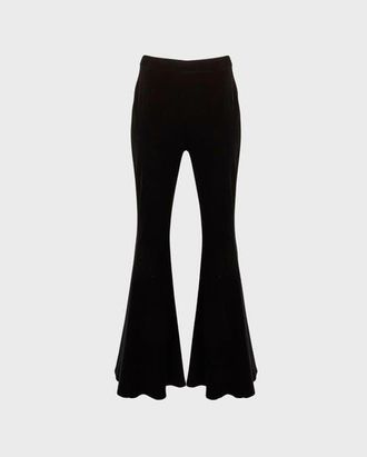 Anne Fontaine Vic Velvet Pants in Black at Nordstrom, Size X-Large
