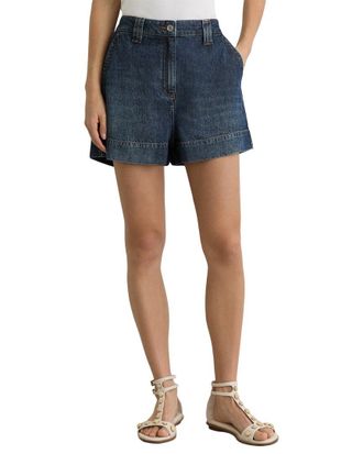 Reiss Olivia Lyocell Denim Relaxed Short