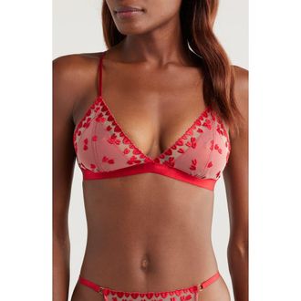 Honeydew Intimates Katarina Heart Bra in Love Song at Nordstrom Rack, Size X-Large