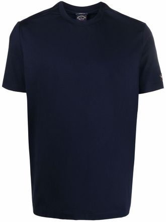 Paul & Shark T-shirt met logopatch - Blauw