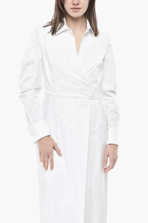 Max Mara Chemisier a Portafoglio BALZAC in Popeline Stretch Max Mara