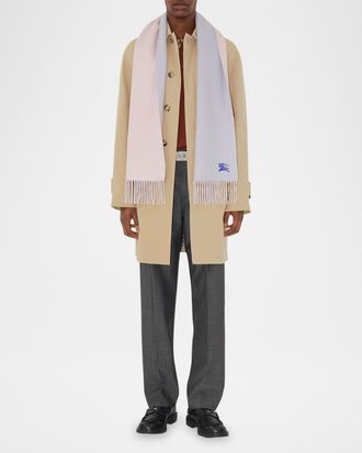 Burberry Cashmere Embroidered EKD Scarf