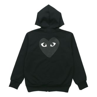 Comme Des Gar&ccedil;ons Zip Up Hoodie Black AZ-T254-051-1
