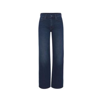 Mother Los jeans de corte recto Mid Rise Rambler - Jeans - Mujer - Azul - W27