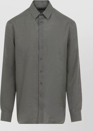 Giorgio Armani armani long sleeve shirt button collar cuffs