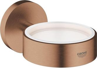 GROHE Essentials Wandhouder - voor zeepdispenser/glas - brushed warm sunset (koper)