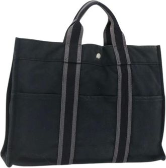 Herm&egrave;s Pre-owned Tote Bags, female, Black, Size: ONE SIZE Pre-owned Vintage Tote Bag