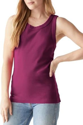 Michael Stars Paloma Tank Top In Berry