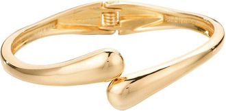 Adornia Adornia Plated Overlapping Bands Cuff Bracelet