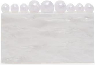 Dolce Vita Acrylic Box Clutch in Pearl at Nordstrom Rack