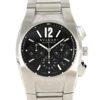 Bulgari Pre-owned Ergon Chronograph Automatic Watch - - Pre-owned - Donna - Nero - ONE SIZE