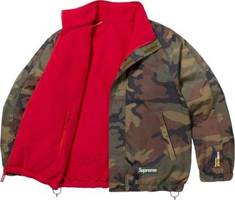 SUPREME Polartec Reversible Track Jacket Woodland Camo SUP-FW25-062-CAM