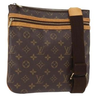 Louis Vuitton Pre-owned Cross Body Bags, female, Brown, Size: ONE SIZE Pre-owned Canvas Crossbody Bag