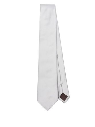 Canali silk tie - Grey