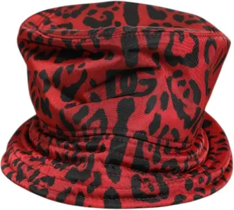 Dolce & Gabbana Crochet Bucket Hat DG Logo - Heren - Accessoires - Veelkleurig - Maat: ONE Size Katoen