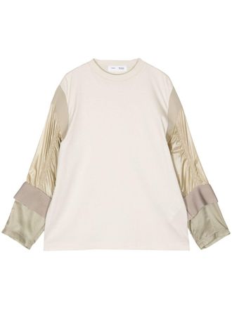 Toga Archives T-shirt con design color-block - Toni neutri