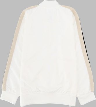 Palm Angels Full-Zip Cotton-Blend Sweatshirt - White