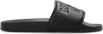 Dsquared2 Logo Slides - Heren - Sandalen - Zwart - 43 EU - Schoenen