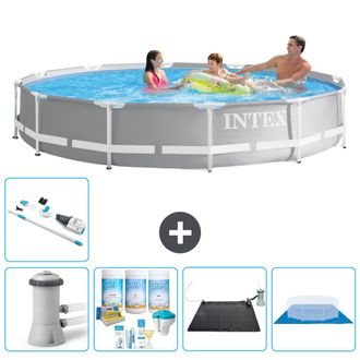 Intex Piscina Prism Frame Redonda - 366x76 Cm - 8-piezas S21065