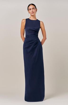 BWLDR Estrella Gown in Navy Blue at Nordstrom, Size 14