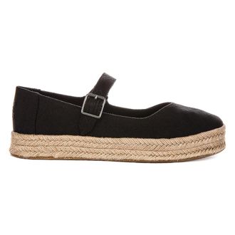 Toms Carolina Mary Jane - female - TOMS - Espadrilles - Black - 4 1/2 UK - Shoes