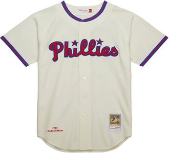 Mitchell & Ness Camicia MLB Phillies 1948 Richie Ashburn - Toni neutri