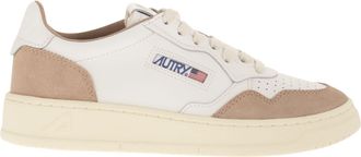 Autry Medalist Low-Sneaker aus Leder und Wildleder