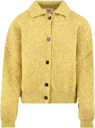 SOLOTRE C&aacute;rdigan con Cuello Sol - Knitwear - Mujer - Amarillo - S