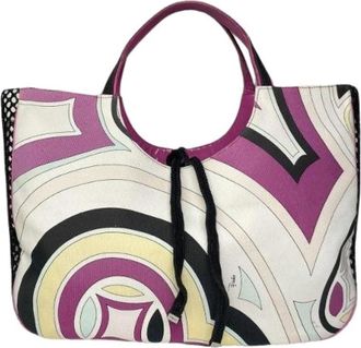 Emilio Pucci Pre-owned Tote Bag - Dames - Vintage Shopper - Paars - ONE Size - Vintage