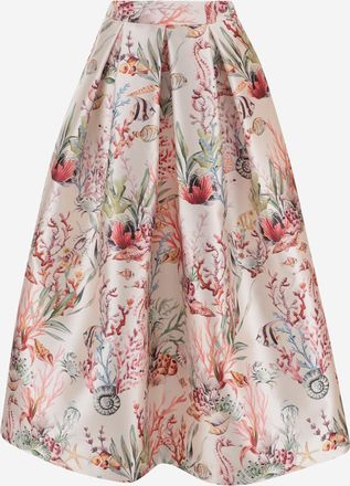 Lunatica Milano Ausgestellter Rock von Lunatica Milano mit Fantasy-Print