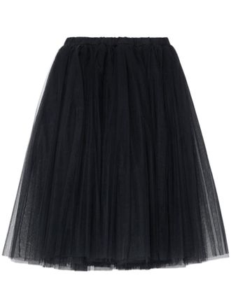 Comme Des Gar&ccedil;ons tutu high-waisted midi skirt - women - Nylon - S