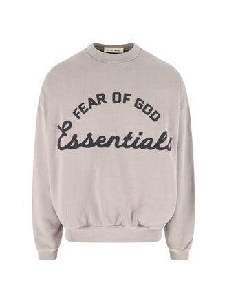 Fear of God Grey Relaxed Fit Printed Logo Sweatshirt