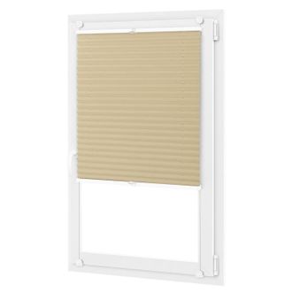 OEM Persiana Plisada 30x200 Cm - Plisa Color Beige, Instalaci&oacute;n No Invasiva, Perfiles De Aluminio, Alta Calidad Persiana Plisada 112x200 Cm - Plisa Color 