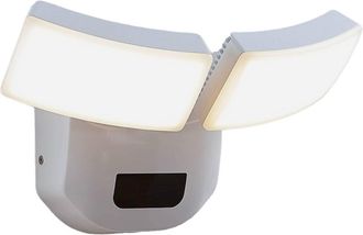 Lindby Lindby L&aacute;mpara De Pared Exterior nikias En Blanco Aluminio