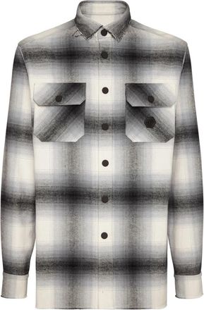 Philipp Plein Plaid Overshirt Signature - Heren - Casual Overhemden - Veelkleurig - XL - Katoen - Overhemden