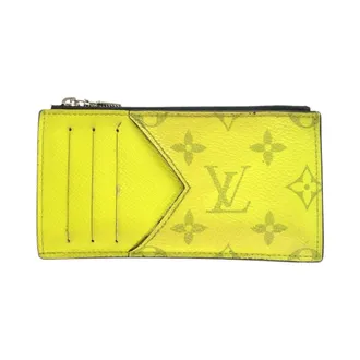 Louis Vuitton Jaune Yellow Pvc Coin Purse/Coin Case (Pre-Owned)