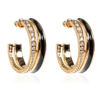Ferragamo Ear Hooplate - Dames - Oorbellen - Geel - ONE Size - Accessoires