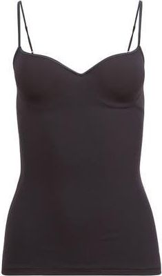 Fleur du Mal Scooped Neck Built-In Bra Cami in Black at Nordstrom, Size 36Dd