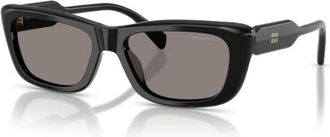 Miu Miu MU B12S Zonnebril - unisex - Accessoires - Zwart - Maat: 56 MM Taf