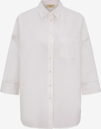 Max Mara Fledermaus&auml;rmel-Popelinehemd Giralda